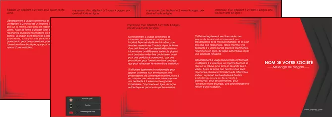 exemple depliant 4 volets  8 pages  texture structure courbes MIFLU28845