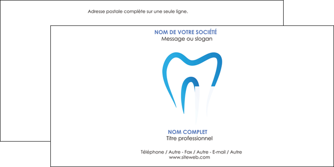 modele en ligne enveloppe dentiste dents dentiste dentier MIFBE28987