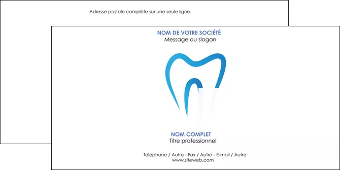 modele en ligne enveloppe dentiste dents dentiste dentier MIFBE28987