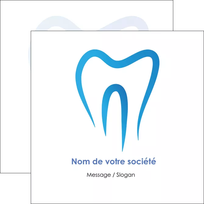 imprimerie flyers dentiste dents dentiste dentier MLGI29013