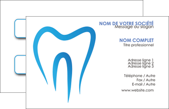 exemple carte de visite dentiste dents dentiste dentier MIFCH29015