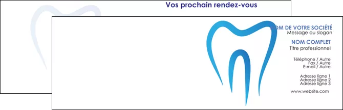 cree carte de visite dentiste dents dentiste dentier MLGI29023