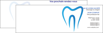 cree carte de visite dentiste dents dentiste dentier MIFCH29023