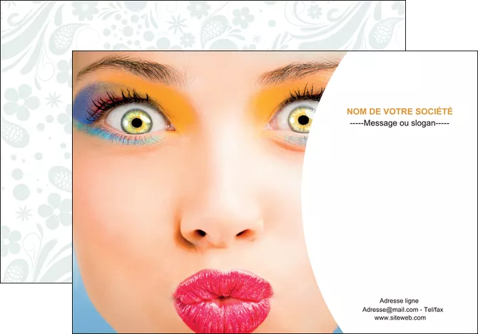 exemple affiche centre esthetique  beaute bien etre coiffure MIFBE29031