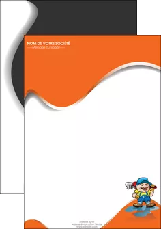 creer modele en ligne affiche plomberie plombier plomberie travail MLGI29087