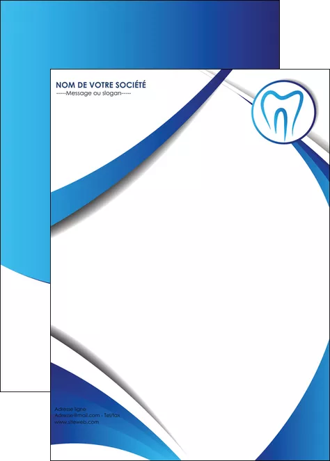 impression affiche dentiste dents dentiste dentier MIFBE29113