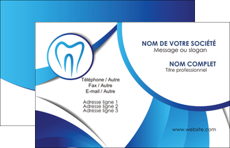 faire modele a imprimer carte de visite dentiste dents dentiste dentier MFLUOO29125