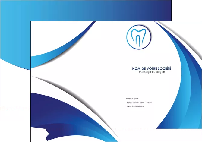 modele pochette a rabat dentiste dents dentiste dentier MIFCH29129