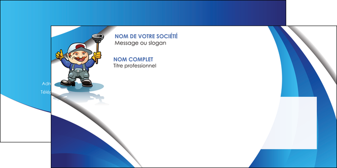 faire enveloppe construction plombier plomberie travail MLGI29283