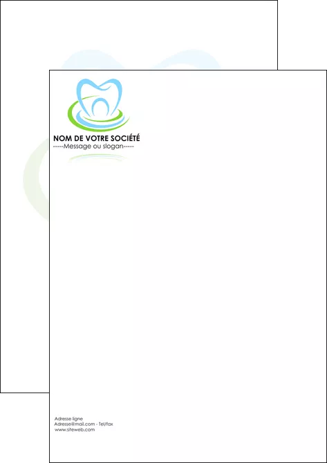 exemple affiche dentiste dents dentiste dentisterie MIFLU29347