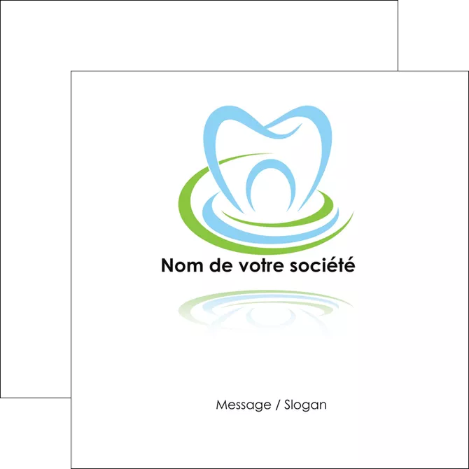 imprimerie flyers dentiste dents dentiste dentisterie MLIGLU29375