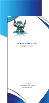 personnaliser maquette flyers plomberie plombier plomberie travail MLGI29399