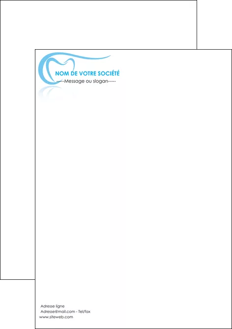 creation graphique en ligne flyers dentiste dents dentiste dentisterie MLGI29461