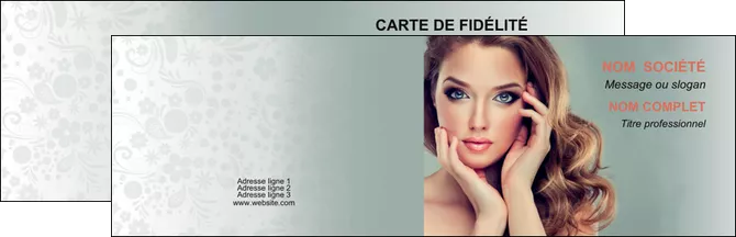 personnaliser modele de carte de visite centre esthetique  beaute bien etre coiffure MIFBE29621