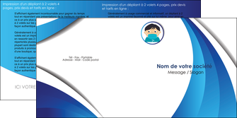 imprimerie depliant 2 volets  4 pages  infirmier infirmiere medecin medecine sante MIFCH29651
