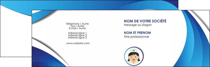 creer modele en ligne carte de visite infirmier infirmiere medecin medecine docteur MIFBE30003