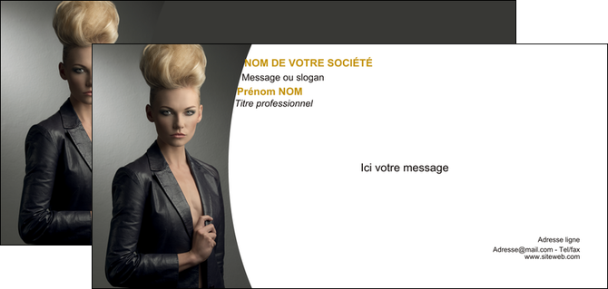 exemple carte de correspondance centre esthetique  coiffure beaute salon MIDCH30223