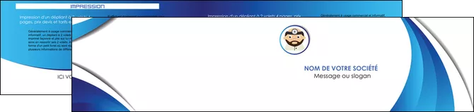 exemple depliant 2 volets  4 pages  materiel de sante medecin medecine docteur MLGI30243