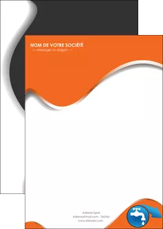creer modele en ligne flyers plomberie eau robinet plombier MLGI30307