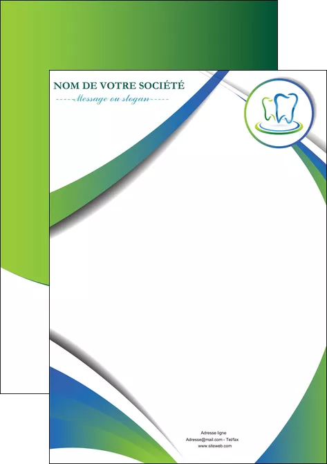 realiser flyers dentiste dents dentiste dentier MLIGLU30503