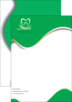 impression flyers dentiste dents dentiste dentier MIF30543