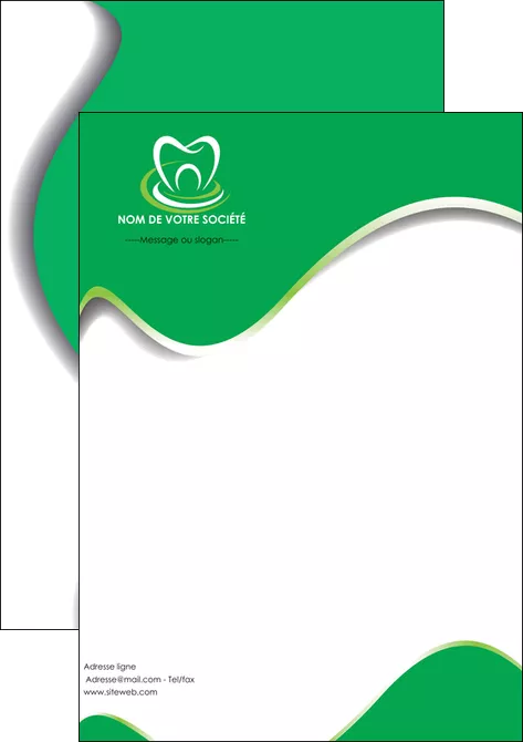 realiser flyers dentiste dents dentiste dentier MLIGLU30551