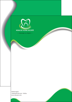 realiser flyers dentiste dents dentiste dentier MIFCH30551