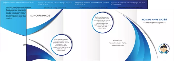 creer modele en ligne depliant 4 volets  8 pages  chirurgien medecin medecine sante MLIGLU30613