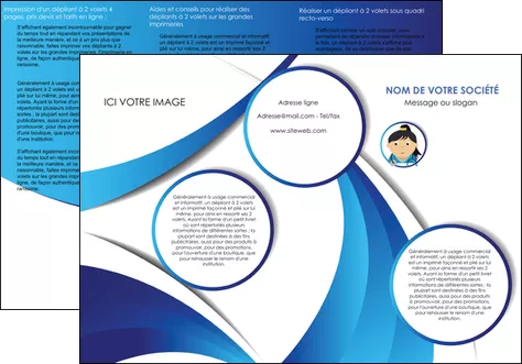 modele depliant 3 volets  6 pages  chirurgien medecin medecine sante MLGI30621