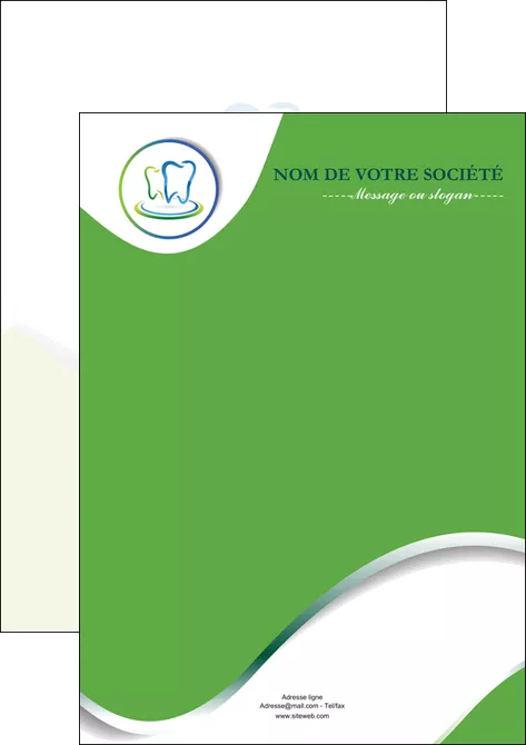 faire flyers dentiste dents dentiste dentier MLGI30645