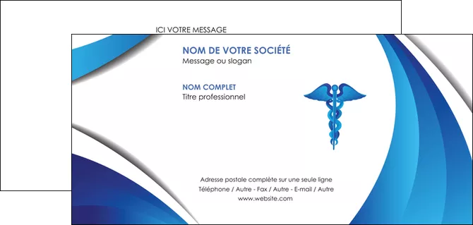faire modele a imprimer carte de correspondance chirurgien medecin medecine sante MLIGLU30723