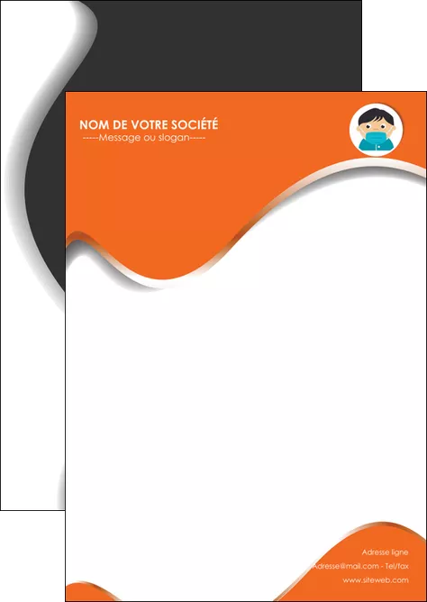 imprimer flyers medecin medecin medecine sante MIFCH30761