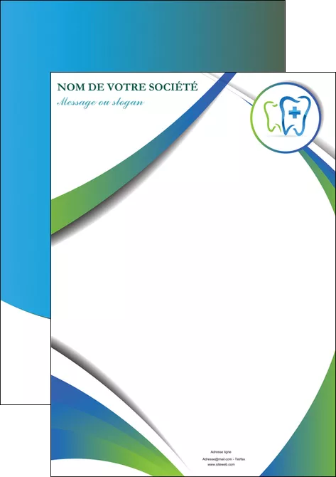 imprimerie affiche dentiste dents dentiste dentier MLGI30869