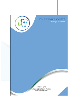 impression flyers dentiste dents dentiste dentier MID30901
