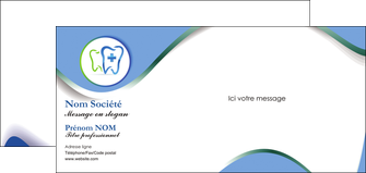 imprimerie carte de correspondance dentiste dents dentiste dentier MIF30903
