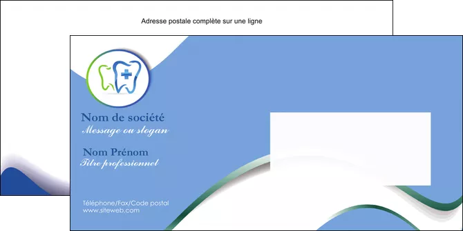 faire modele a imprimer enveloppe dentiste dents dentiste dentier MLGI30905