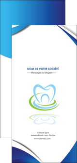 personnaliser modele de flyers dentiste dents dentiste dentier MIS30971