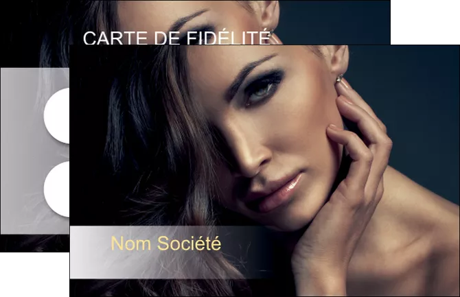 imprimer carte de visite cosmetique coiffeur a domicile salon de coiffure salon de beaute MLGI31291