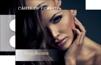 imprimer carte de visite cosmetique coiffeur a domicile salon de coiffure salon de beaute MLGI31291