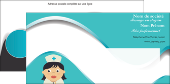 creation graphique en ligne enveloppe infirmier infirmiere infirmiere infirmerie blouse MLIGCH31351