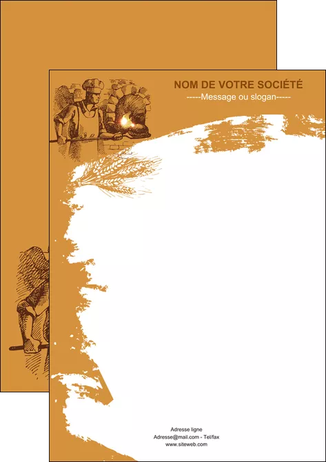 cree affiche boulangerie pains boulangerie boulanger MID31409