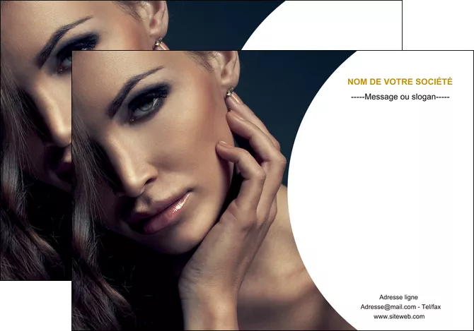 personnaliser modele de affiche cosmetique beaute bien etre coiffure MID31515