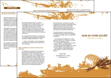 realiser depliant 3 volets  6 pages  boulangerie pains boulangerie boulanger MIFBE31555