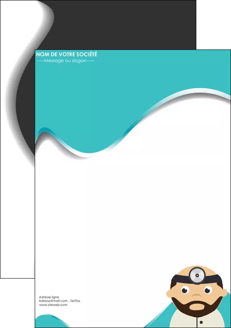 personnaliser modele de affiche materiel de sante docteur medecin soins medicales MIFCH31571