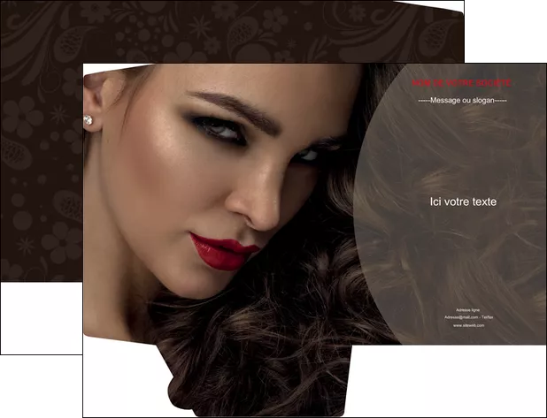 creer modele en ligne pochette a rabat centre esthetique  beaute bien etre coiffure MIFBE31669