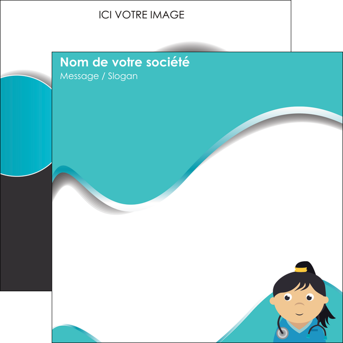 faire flyers infirmier infirmiere infirmier infirmerie aide soignant MIDBE31681