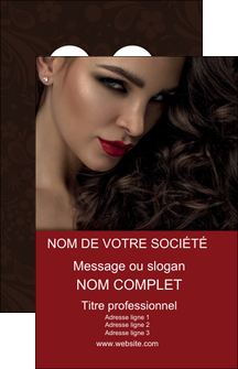 personnaliser maquette carte de visite cosmetique salon de coiffure salon de beaute beaute MLGI31747