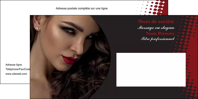 exemple enveloppe centre esthetique  coiffeur a domicile salon de coiffure salon de beaute MIFBE31779
