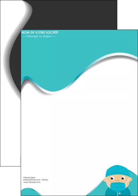 modele affiche infirmier infirmiere infirmier infirmerie aide soignant MIFBE31793