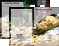 personnaliser modele de carte de visite pizzeria et restaurant italien pizza pizzeria zone tampon MLGI31893
